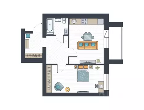 2-к кв. Кировская область, Киров ул. Капитана Дорофеева, 24 (57.0 м)