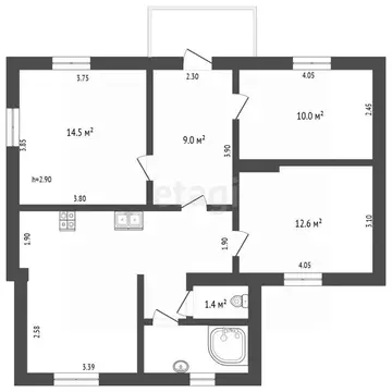 Дом в Крым, Евпатория проезд Некрасова, 9 (81 м)