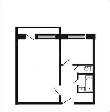 1-комнатная квартира: Сатка, проспект Мира, 3 (40.3 м)