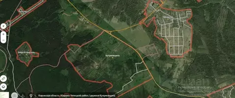 Участок в Кировская область, Кирово-Чепецкий район, Пасеговское с/пос, ...