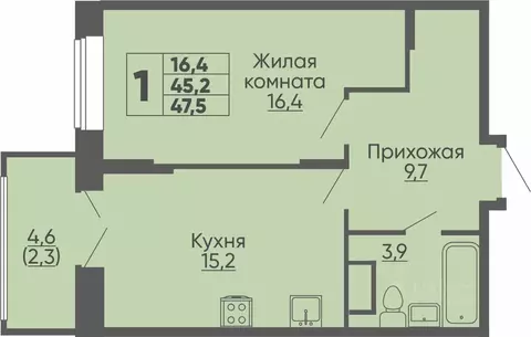 1-к кв. Чувашия, Чебоксары ул. Академика РАН Х.М. Миначева, поз11 ...