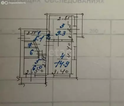 2-комнатная квартира: Махачкала, улица Ирчи Казака, 38 (45 м)