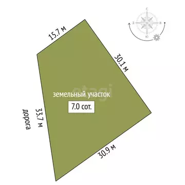 Участок в Ленинградская область, Всеволожск (7 м)