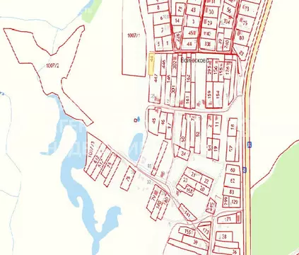 Участок в Рыбновский район, Баграмовское сельское поселение, деревня ...