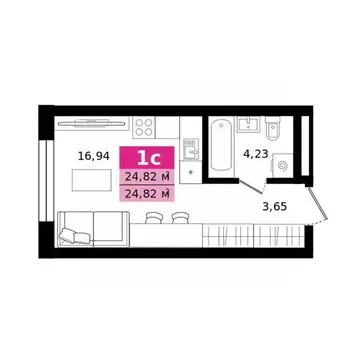 Студия Свердловская область, Екатеринбург Южная Ботаника жилрайон,  ...