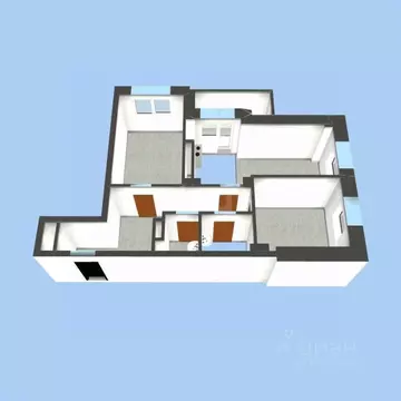 3-к кв. Башкортостан, Уфа Колгуевский мкр, ул. Габдуллы Амантая, 12к1 ...