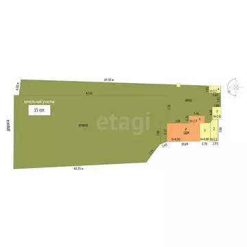 Дом в Вологодская область, Череповецкий район, Судское с/пос, пос. ...