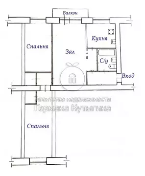 3-к кв. Волгоградская область, Волгоград просп. Маршала Жукова, 101 ...