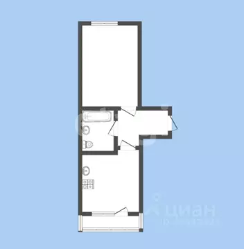 1-к кв. Удмуртия, Ижевск ул. Архитектора П.П. Берша, 4 (37.4 м)