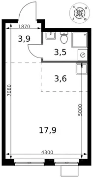 Студия Московская область, Ленинский городской округ, д. Сапроново 1-й ...