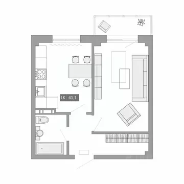 1-к кв. Приморский край, Артем ул. Острякова, 37Б (41.1 м)