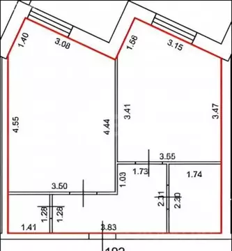 1-комнатная квартира: Всеволожск, шоссе Дорога Жизни, 7к1 (45.2 м)