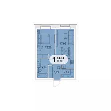 1-к кв. Брянская область, Брянский район, пос. Мичуринский, ...