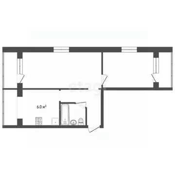 2-к кв. Ставропольский край, Пятигорск ул. Козлова (43.0 м)