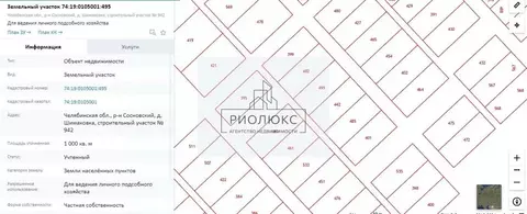 Участок в Челябинская область, Сосновский район, Саккуловское с/пос, ...