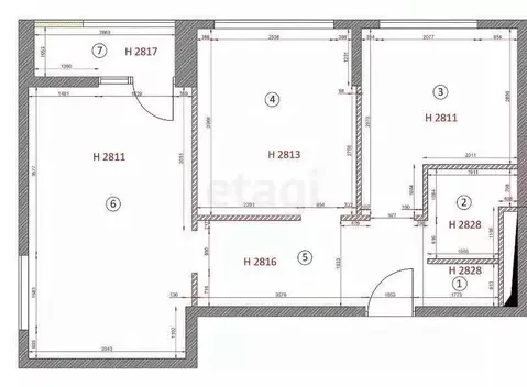 2-к кв. Удмуртия, Ижевск ул. 10 лет Октября, 73 (60.0 м)