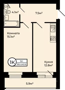 1-к кв. Ярославская область, Ярославский муниципальный округ, д. ...