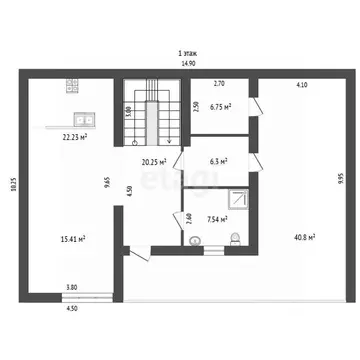 Дом в Крым, Ялта муниципальный округ, Гаспра пгт ш. Алупкинское, 72 ...