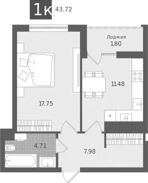 1-к кв. Калининградская область, Светлогорск Лесная Сказка жилой ...