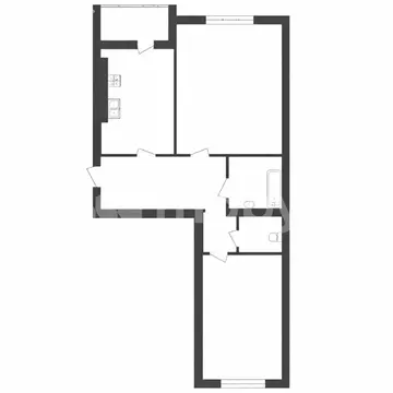 2-комнатная квартира: Калининград, Елизаветинская улица, 4к1 (55 м)