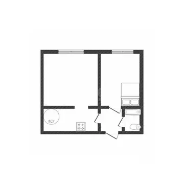 2-к кв. Смоленская область, Смоленск просп. Строителей, 18а (33.9 м)