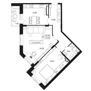 2-к кв. Московская область, Апрелевка Наро-Фоминский городской округ, ...