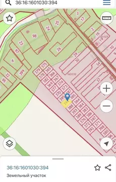 Участок в Воронежская область, Новоусманский район, с. Орлово ул. ...