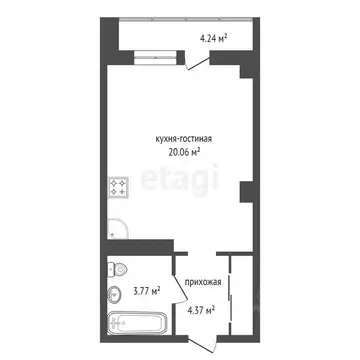 Студия Красноярский край, Красноярск Уютный Дом на Дудинской жилой ...