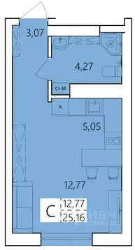 Студия Башкортостан, Уфа ул. Пожарского, 237 (25.16 м)