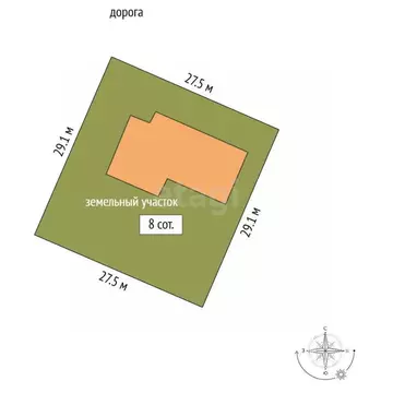 Дом в Ленинградская область, Всеволожское городское поселение, СОСН ...