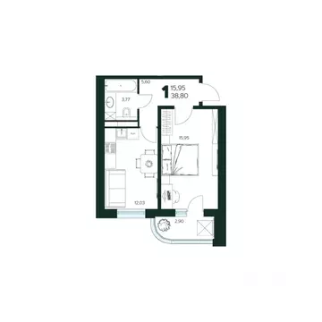 1-к кв. Московская область, Химки Сходня мкр, Первомайская ул., ...