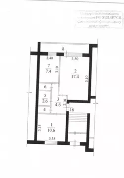 2-к кв. Ленинградская область, Сосновый Бор просп. Героев, 68 (45.0 м)