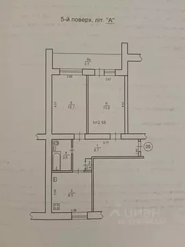 2-к кв. Крым, Евпатория ул. Демышева, 108 (47.1 м)