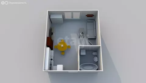 1-комнатная квартира: Южно-Сахалинск, проспект Победы, 81 (22 м)