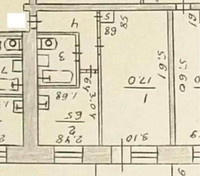 1-к кв. Свердловская область, Нижний Тагил Молодежная ул., 24А (31.0 ...