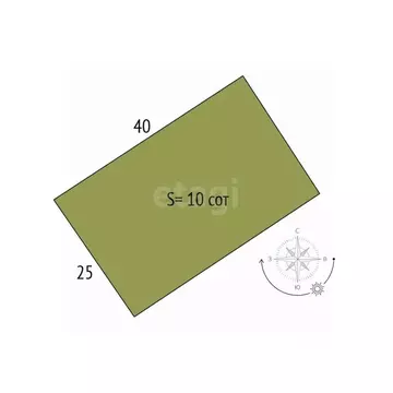 Участок в Брянская область, Брянск Квартал Мамоново Поле,  (10.0 сот.)