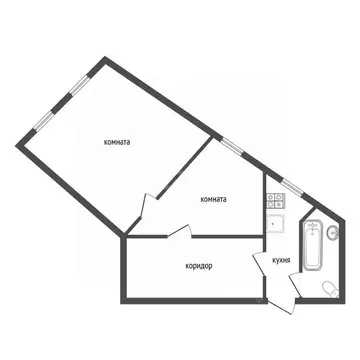 2-к кв. Воронежская область, Воронеж ул. 20-летия ВЛКСМ, 40 (35.5 м)