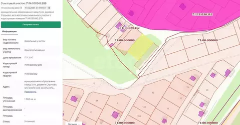 Участок в Щёкинский район, сельское поселение Лазаревское, село ...