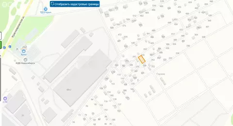 Участок в Мочищенский сельсовет, СНТ Горняк, 378 (3.14 м)