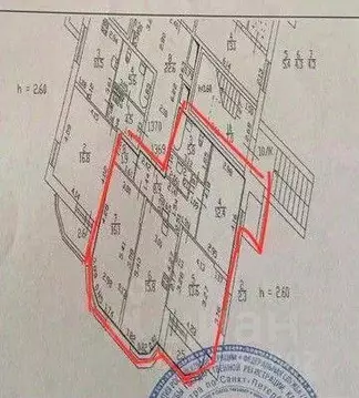 Квартира, 3 комнаты, 76.8 м