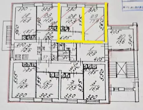 Комната, 18 м