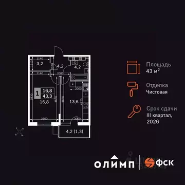 1-к кв. Калужская область, Обнинск Заовражье жилрайон, Ап-квартал ...