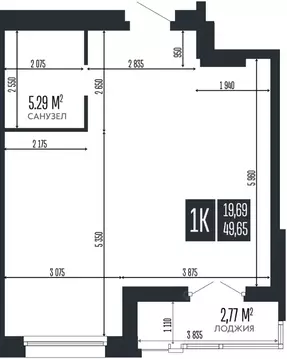 1-к кв. Алтайский край, Барнаул Опера Резиденс жилой комплекс, БС3 ...