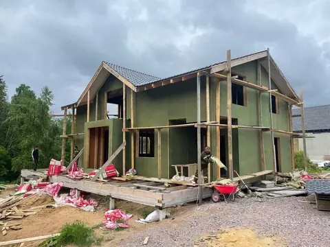 Дом в Ленинградская область, Выборгский район, Первомайское с/пос, ...