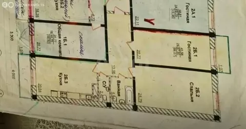 2-комнатная квартира: Махачкала, Советский внутригородской район (88 ...