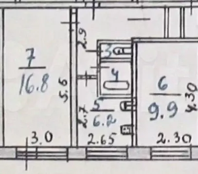 2-к кв. Новгородская область, Валдай ул. Радищева (43.3 м)
