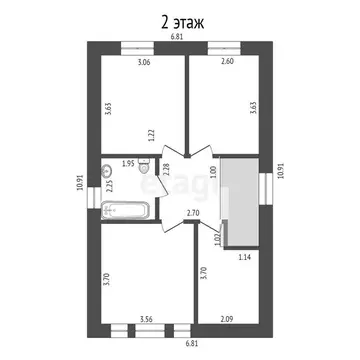 Дом в станица Гостагаевская, Рыбачий переулок (114.6 м)
