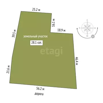 Дом в посёлок Лебедёвка, улица Льва Толстого (70.1 м)