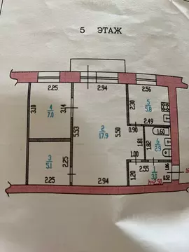 2-к кв. Алтайский край, Барнаул ул. Профинтерна, 35 (41.7 м)