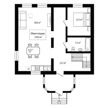 Дом в Бердск, улица Энтузиастов (270 м)